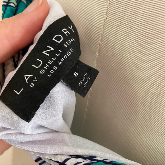 Laundry By Shelli Segal Los Angeles Gorgeous Colourful Dress Size 8 - Picture 6 of 9